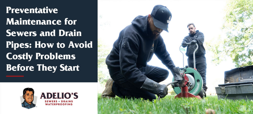 preventive maintenance for sewers and drain pipes