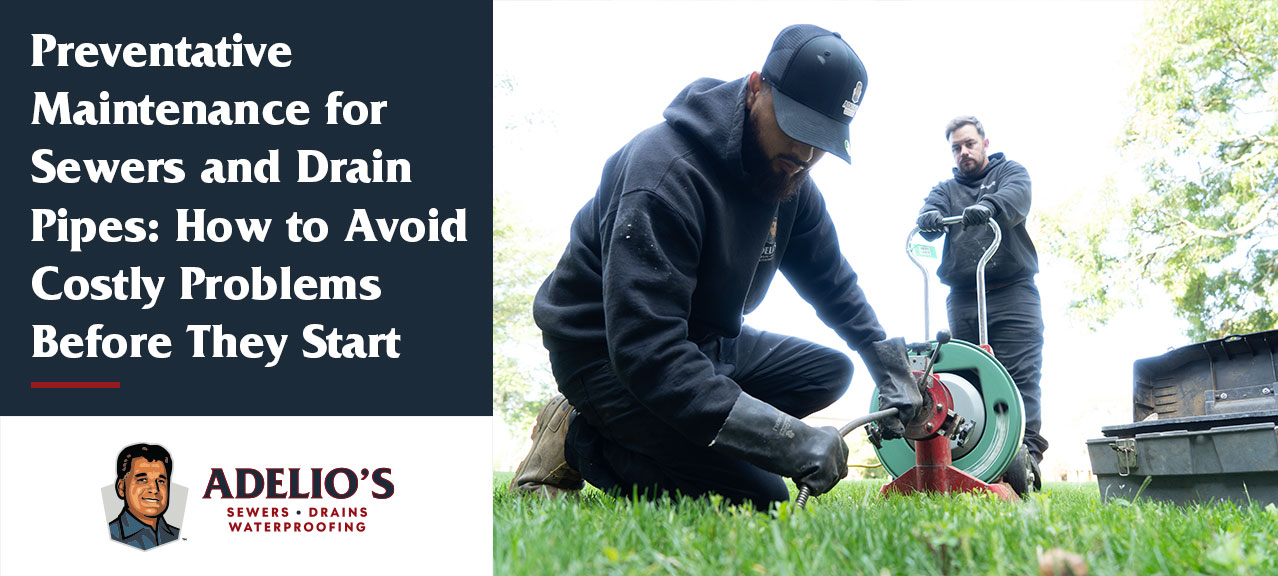 preventive maintenance for sewers and drain pipes